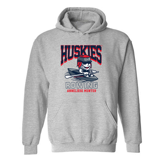 UConn - NCAA Women's Rowing : Anneliese Munter - Fashion Shersey Hooded Sweatshirt