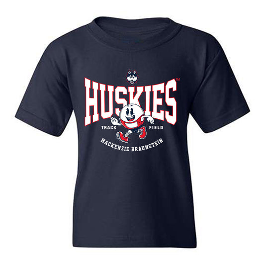 UConn - NCAA Women's Track & Field : Mackenzie Braunstein - Fashion Shersey Youth T-Shirt-0
