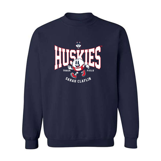 UConn - NCAA Women's Track & Field : Sarah Claflin - Fashion Shersey Crewneck Sweatshirt