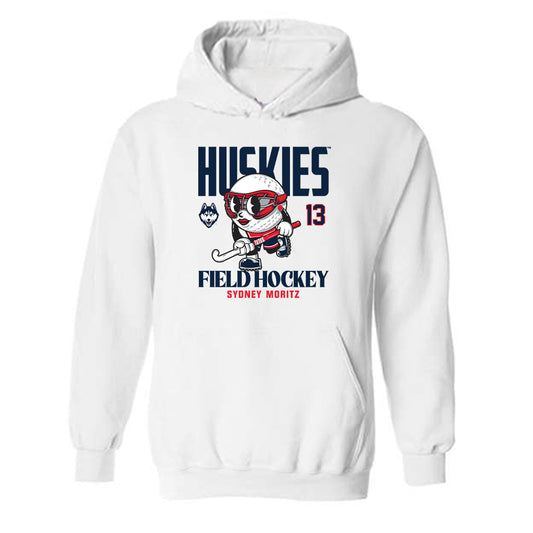 UConn - NCAA Women's Field Hockey : Sydney Moritz - Fashion Shersey Hooded Sweatshirt-0