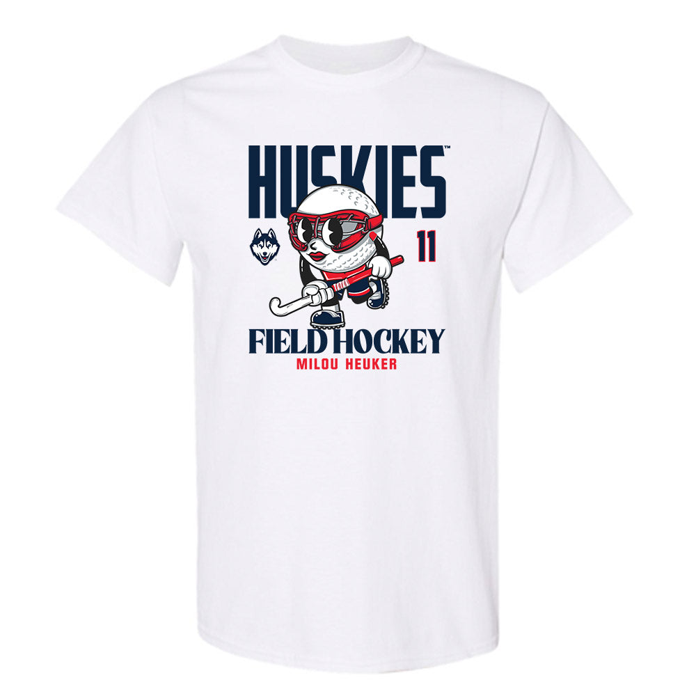 UConn - NCAA Women's Field Hockey : Milou Heuker - Fashion Shersey T-Shirt-0