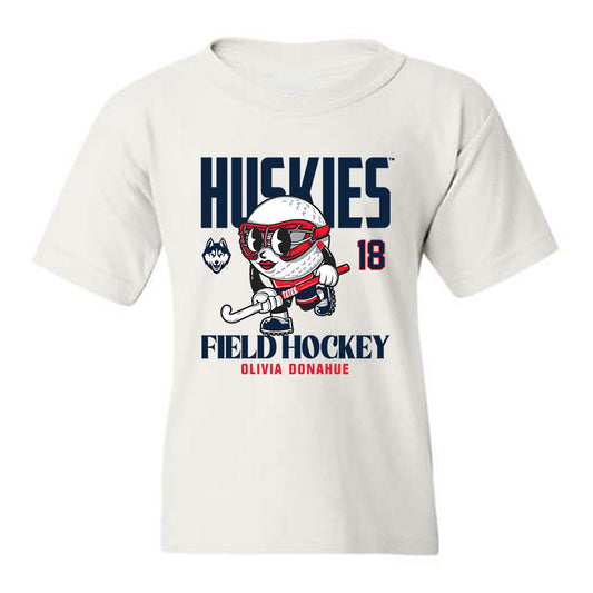 UConn - NCAA Women's Field Hockey : Olivia Donahue - Fashion Shersey Youth T-Shirt-0