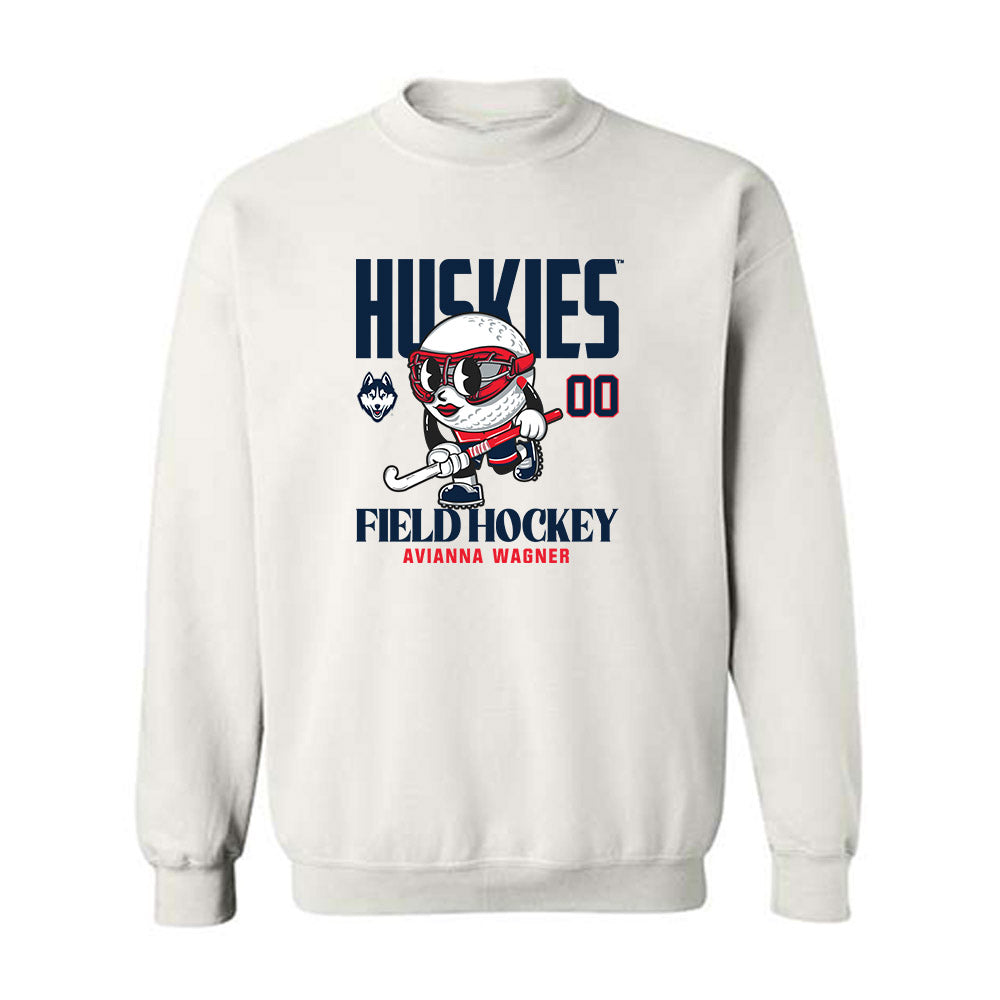 UConn - NCAA Women's Field Hockey : Avianna Wagner - Fashion Shersey Crewneck Sweatshirt-0