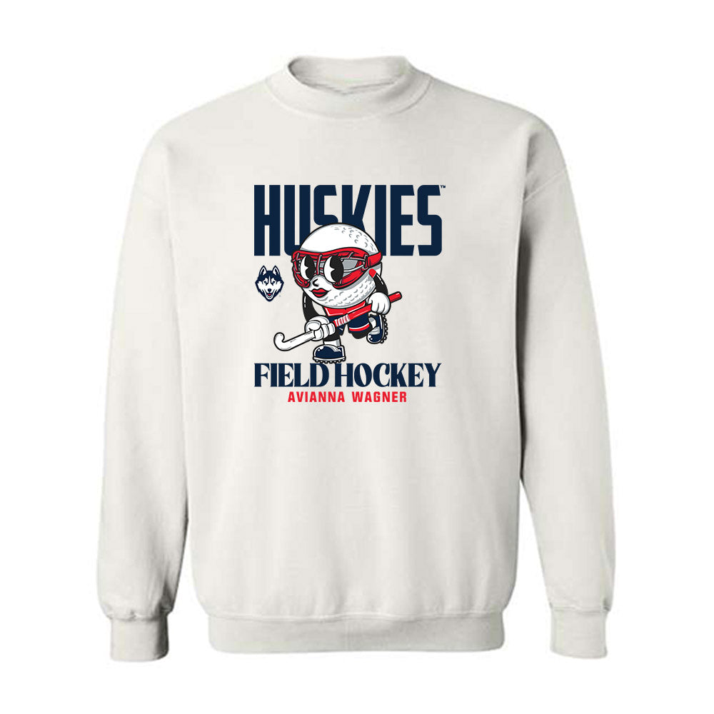 UConn - NCAA Women's Field Hockey : Avianna Wagner - Fashion Shersey Crewneck Sweatshirt-0