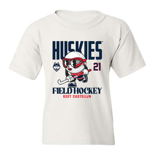 UConn - NCAA Women's Field Hockey : Keet Castelijn - Fashion Shersey Youth T-Shirt-0