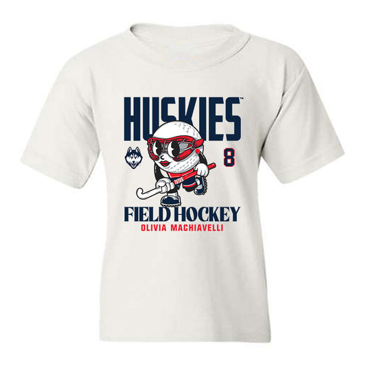 UConn - NCAA Women's Field Hockey : Olivia Machiavelli - Fashion Shersey Youth T-Shirt-0