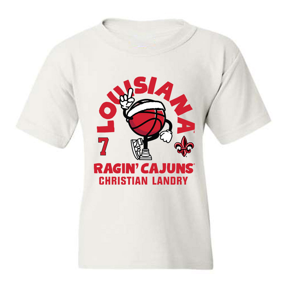 Louisiana - NCAA Men's Basketball : Christian Landry - Youth T-Shirt