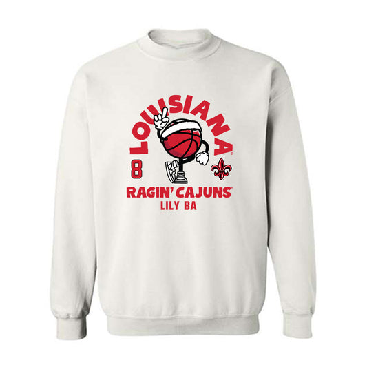 Louisiana - NCAA Women's Basketball : Lily Ba - Fashion Shersey Crewneck Sweatshirt-0