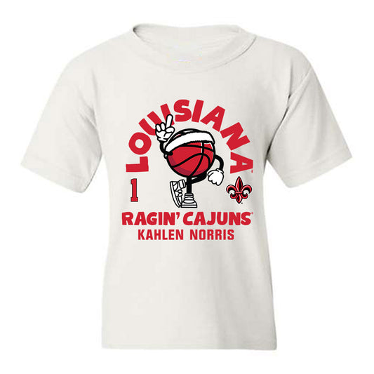 Louisiana - NCAA Women's Basketball : Kahlen Norris - Fashion Shersey Youth T-Shirt-0
