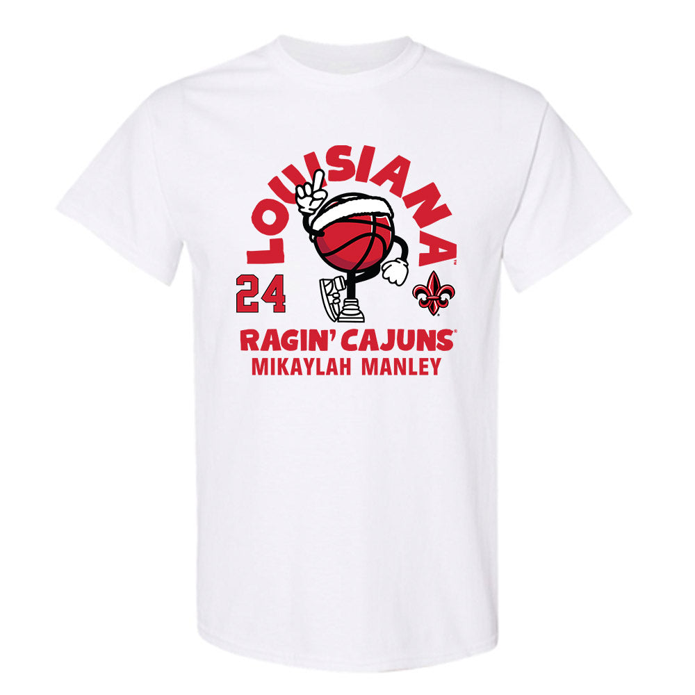 Louisiana - NCAA Women's Basketball : Mikaylah Manley - Fashion Shersey T-Shirt-0