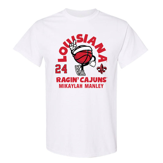 Louisiana - NCAA Women's Basketball : Mikaylah Manley - Fashion Shersey T-Shirt-0