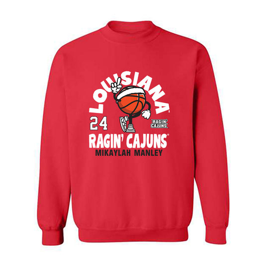 Louisiana - NCAA Women's Basketball : Mikaylah Manley - Fashion Shersey Crewneck Sweatshirt-0