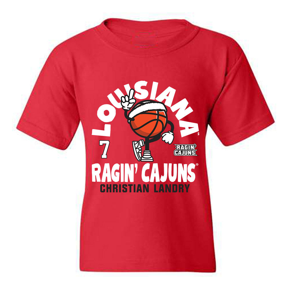 Louisiana - NCAA Men's Basketball : Christian Landry - Youth T-Shirt