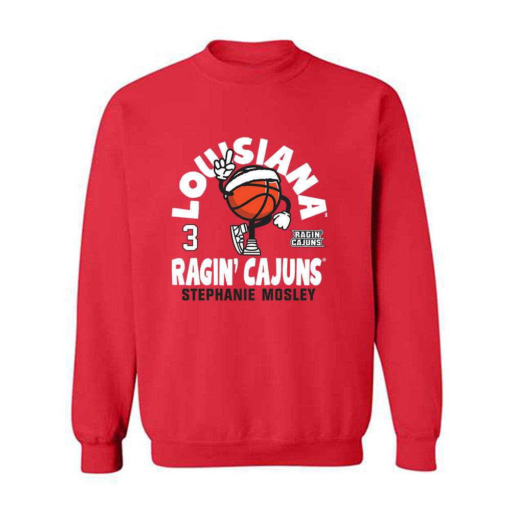 Louisiana - NCAA Women's Basketball : Stephanie Mosley - Fashion Shersey Crewneck Sweatshirt-0