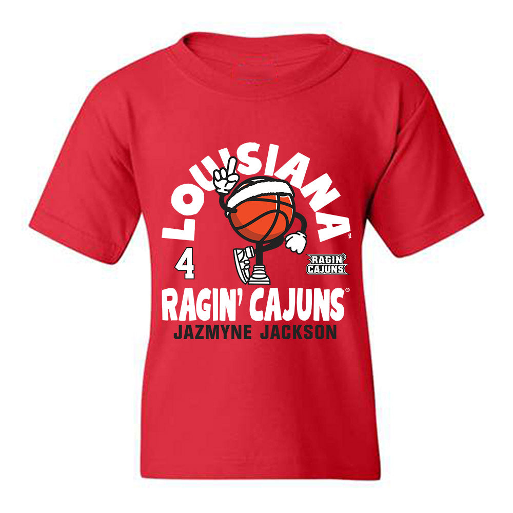 Louisiana - NCAA Women's Basketball : Jazmyne Jackson - Fashion Shersey Youth T-Shirt-0