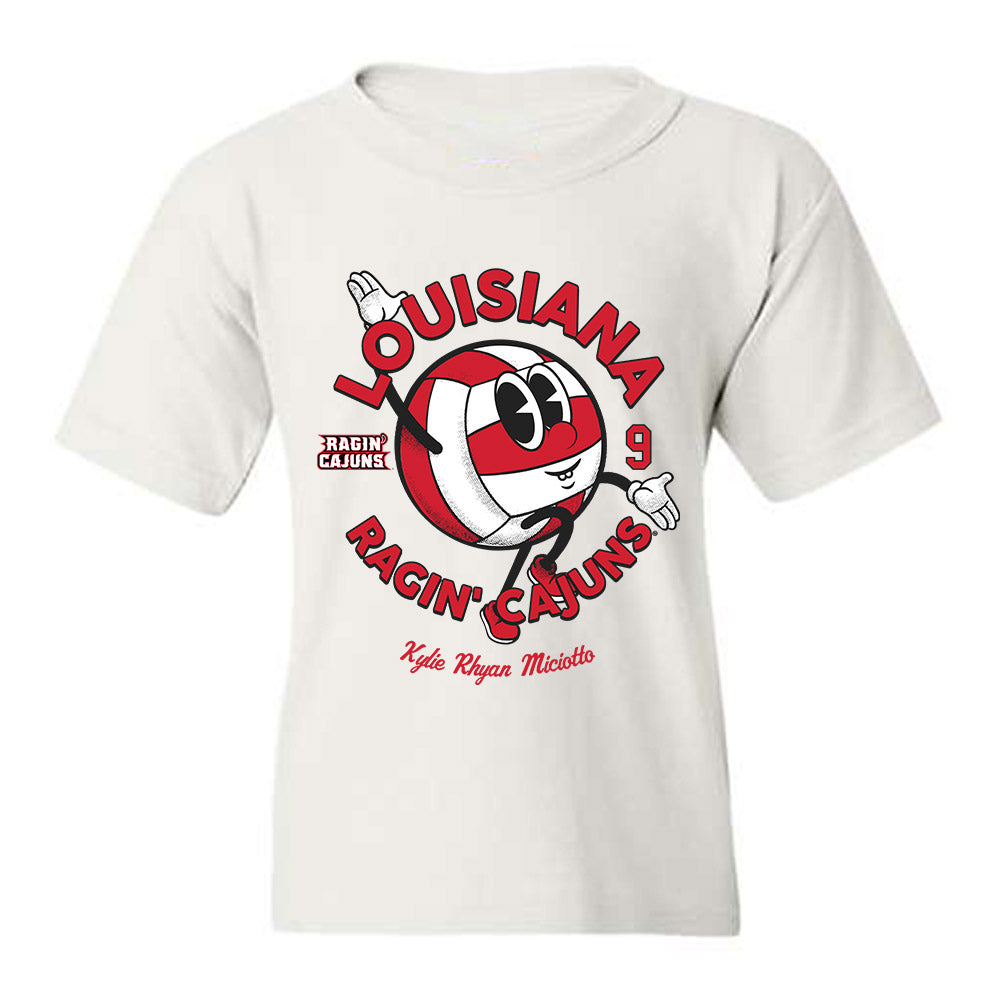 Louisiana - NCAA Women's Volleyball : Kylie Rhyan Miciotto - Fashion Shersey Youth T-Shirt-0