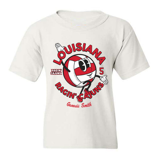 Louisiana - NCAA Women's Volleyball : Genesis Smith - Fashion Shersey Youth T-Shirt-0