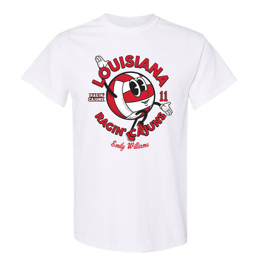 Louisiana - NCAA Women's Volleyball : Emily Williams - Fashion Shersey T-Shirt-0