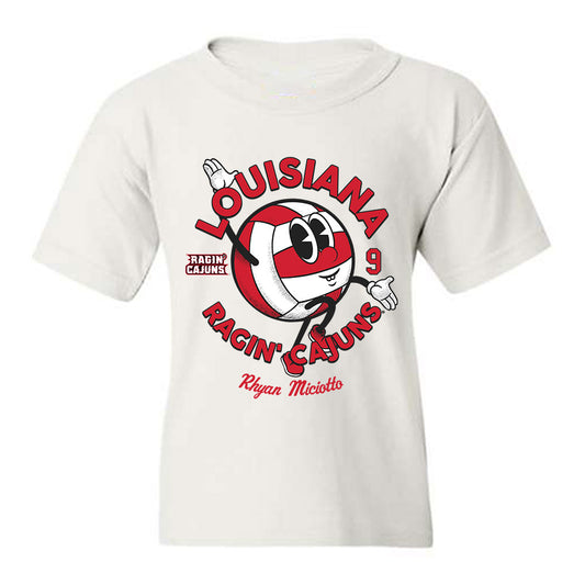 Louisiana - NCAA Women's Volleyball : Rhyan Miciotto - Fashion Shersey Youth T-Shirt-0