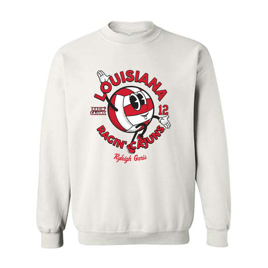 Louisiana - NCAA Women's Volleyball : Ryleigh Garis - Fashion Shersey Crewneck Sweatshirt-0