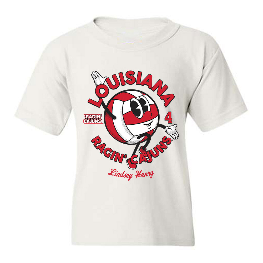 Louisiana - NCAA Women's Volleyball : Lindsey Henry - Fashion Shersey Youth T-Shirt-0