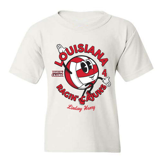 Louisiana - NCAA Women's Volleyball : Lindsey Henry - Fashion Shersey Youth T-Shirt-0