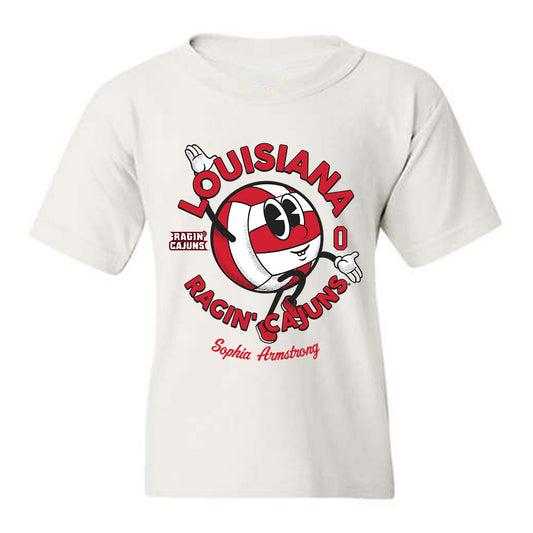 Louisiana - NCAA Women's Volleyball : Sophia Armstrong - Fashion Shersey Youth T-Shirt-0