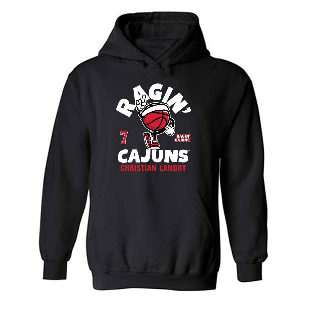 Louisiana - NCAA Men's Basketball : Christian Landry - Hooded Sweatshirt