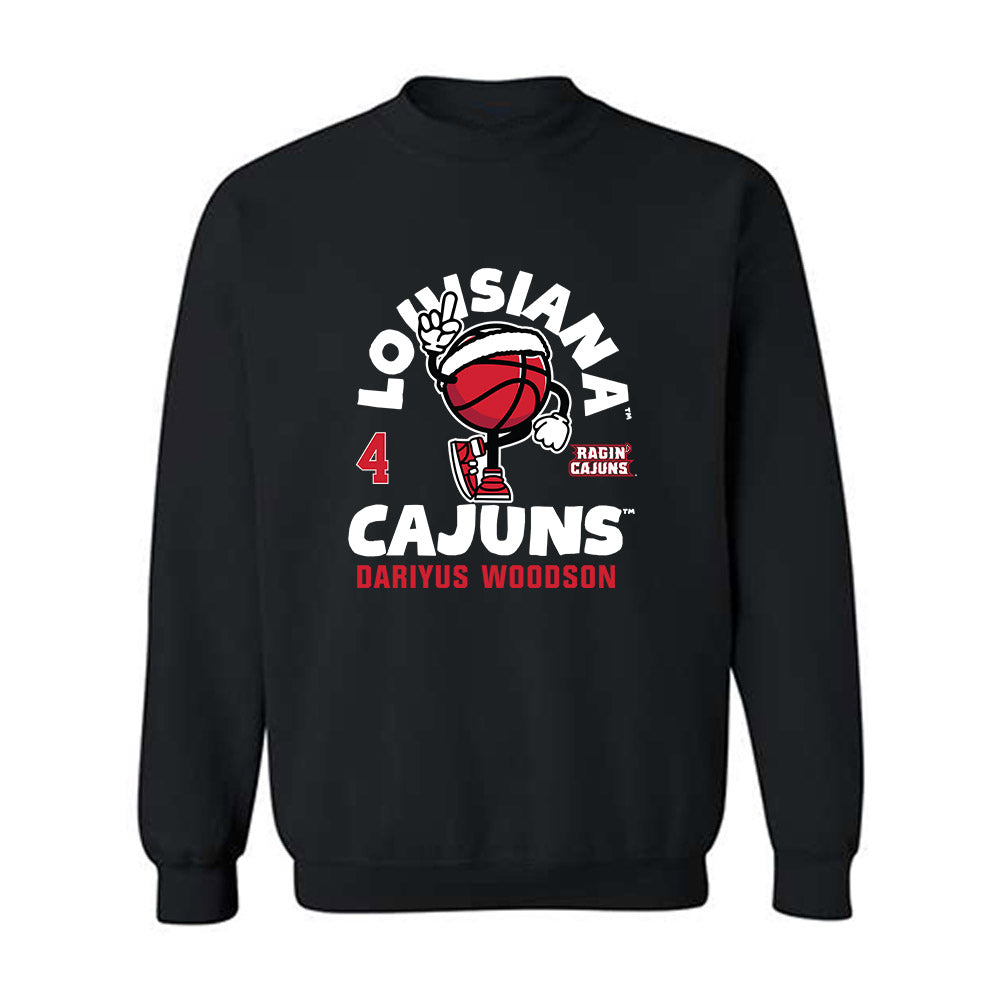 Louisiana - NCAA Men's Basketball : Dariyus Woodson - Fashion Shersey Crewneck Sweatshirt-0