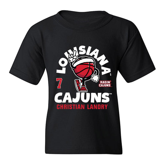 Louisiana - NCAA Men's Basketball : Christian Landry - Fashion Shersey Youth T-Shirt-0