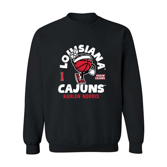 Louisiana - NCAA Women's Basketball : Kahlen Norris - Fashion Shersey Crewneck Sweatshirt-0