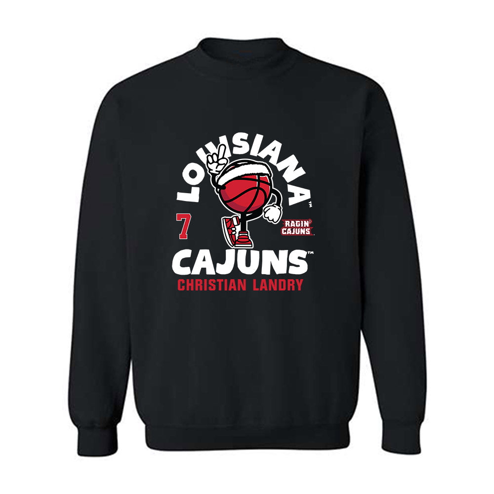 Louisiana - NCAA Men's Basketball : Christian Landry - Fashion Shersey Crewneck Sweatshirt-0