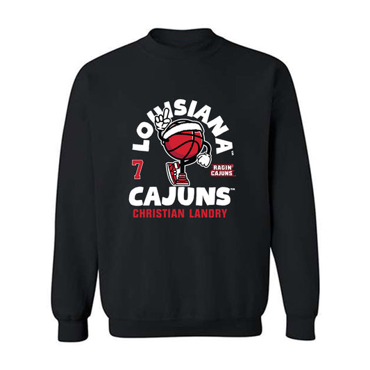 Louisiana - NCAA Men's Basketball : Christian Landry - Fashion Shersey Crewneck Sweatshirt-0