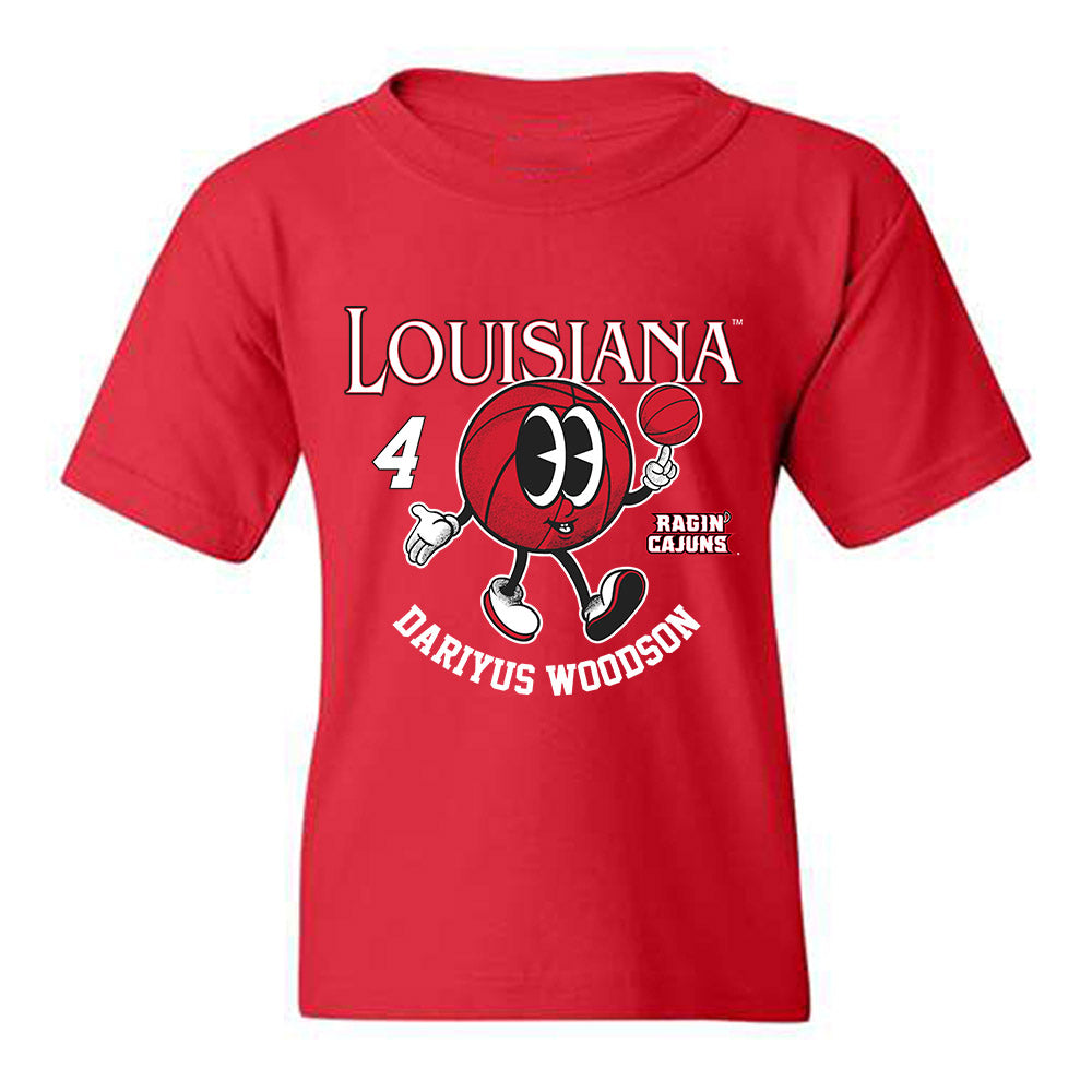 Louisiana - NCAA Men's Basketball : Dariyus Woodson - Fashion Shersey Youth T-Shirt-0