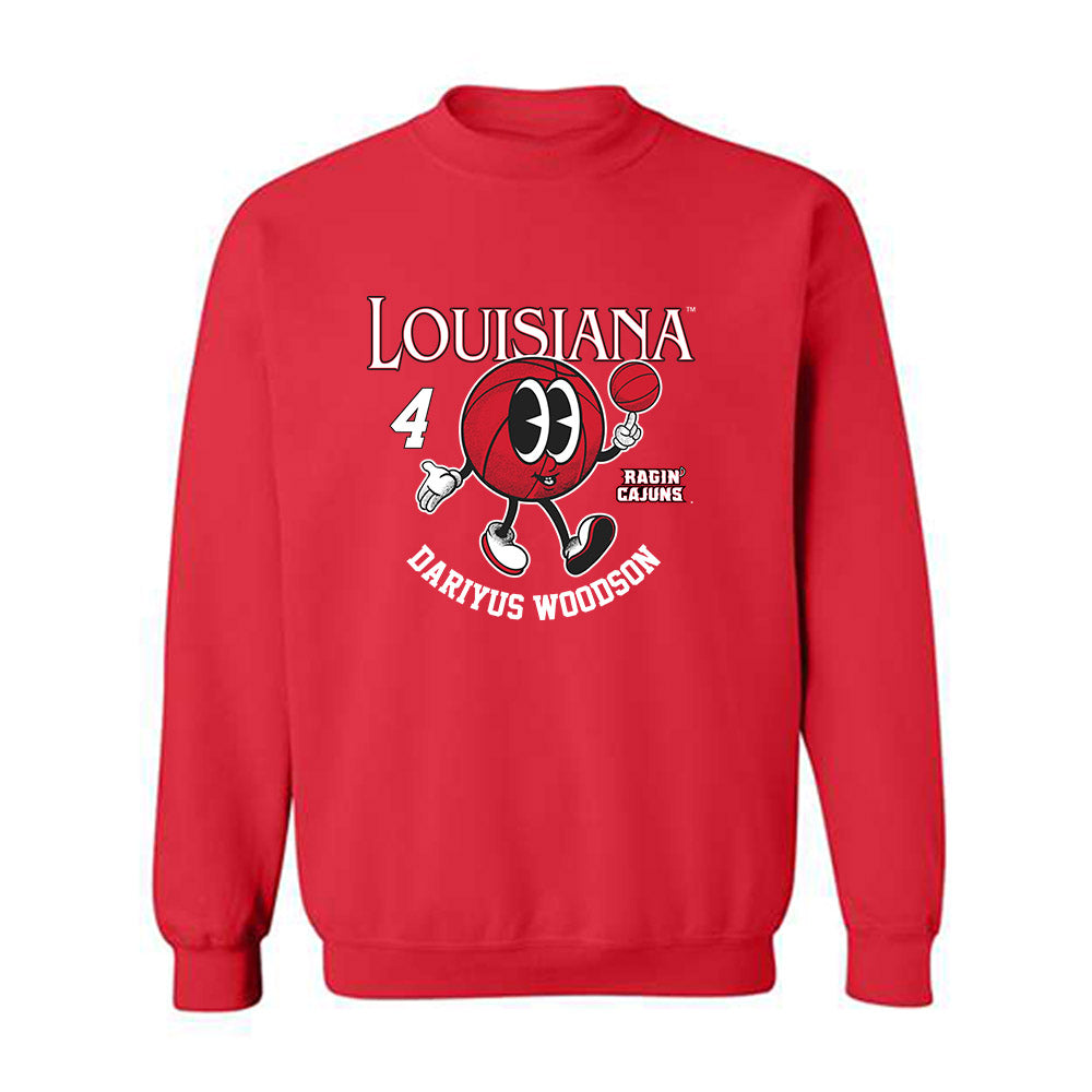 Louisiana - NCAA Men's Basketball : Dariyus Woodson - Fashion Shersey Crewneck Sweatshirt-0