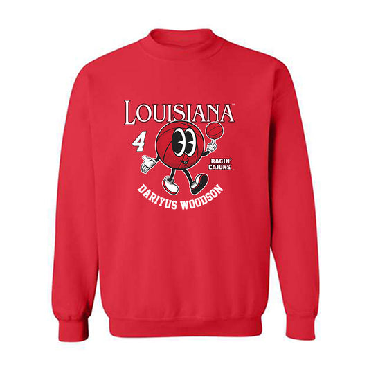 Louisiana - NCAA Men's Basketball : Dariyus Woodson - Fashion Shersey Crewneck Sweatshirt-0