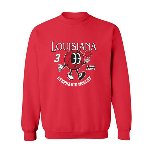 Louisiana - NCAA Women's Basketball : Stephanie Mosley - Fashion Shersey Crewneck Sweatshirt-0