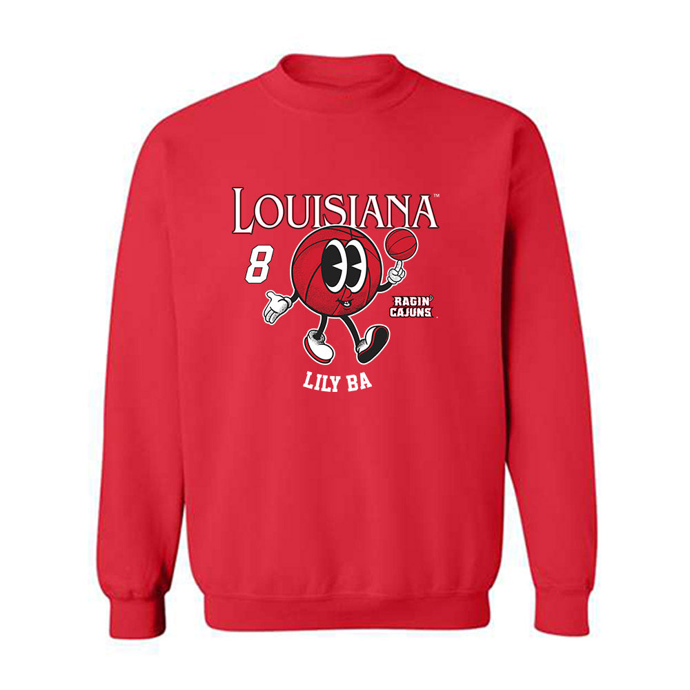 Louisiana - NCAA Women's Basketball : Lily Ba - Fashion Shersey Crewneck Sweatshirt-0