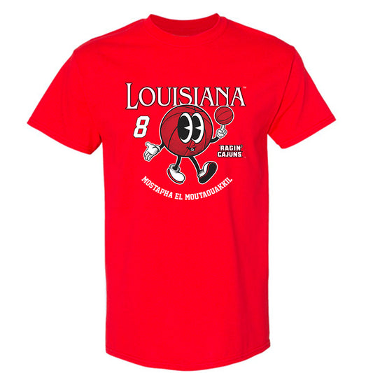 Louisiana - NCAA Men's Basketball : Mostapha El Moutaouakkil - Fashion Shersey T-Shirt-0
