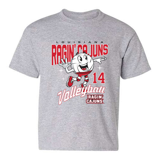 Louisiana - NCAA Women's Volleyball : Brooklyn Vigil - Fashion Shersey Youth T-Shirt-0