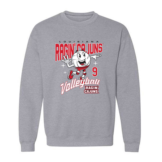Louisiana - NCAA Women's Volleyball : Rhyan Miciotto - Fashion Shersey Crewneck Sweatshirt-0