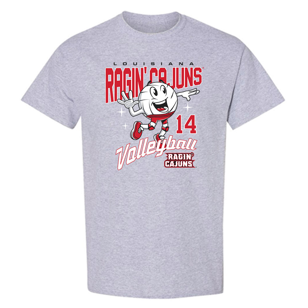 Louisiana - NCAA Women's Volleyball : Brooklyn Vigil - Fashion Shersey T-Shirt-0