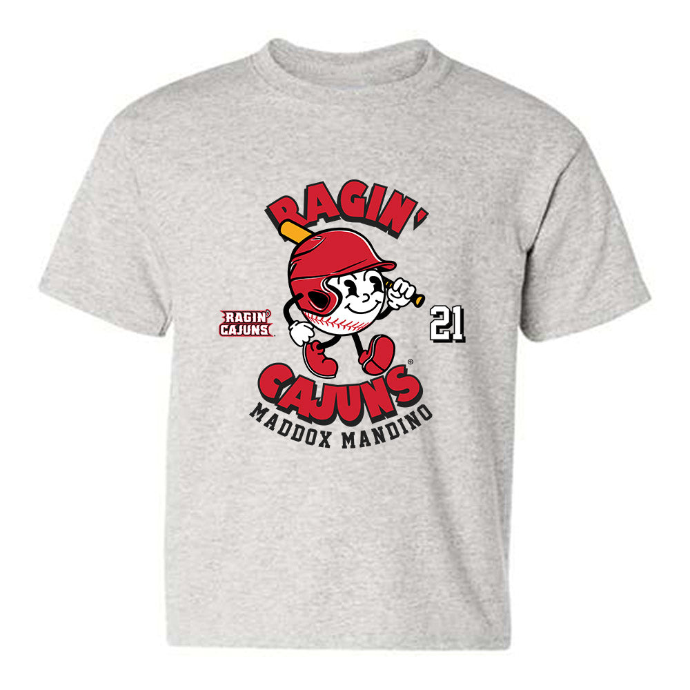 Louisiana - NCAA Baseball : Maddox Mandino - Fashion Shersey Youth T-Shirt-0