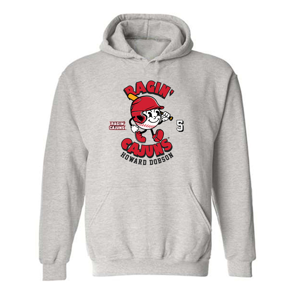 Louisiana - NCAA Baseball : Howard Dobson - Fashion Shersey Hooded Sweatshirt-0