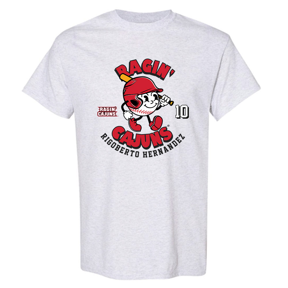 Louisiana - NCAA Baseball : Rigoberto Hernandez - Fashion Shersey T-Shirt-0
