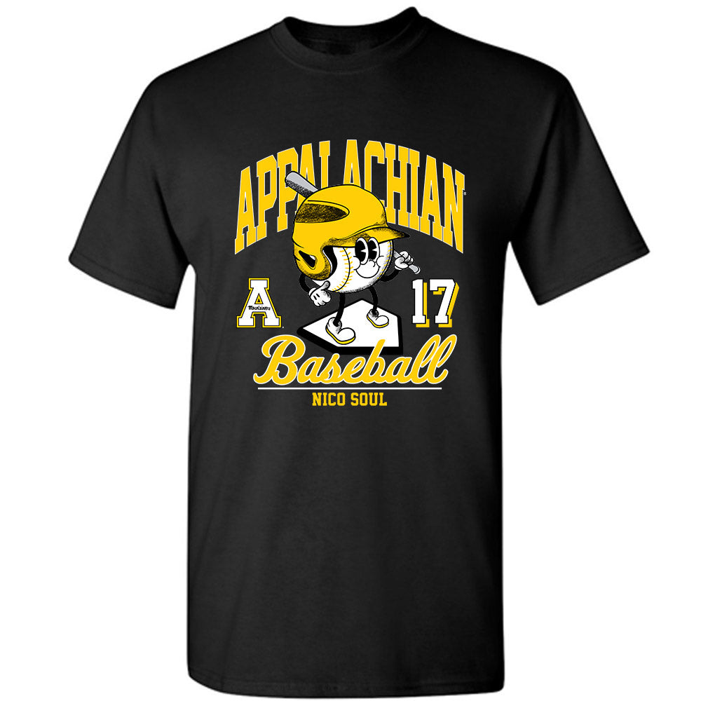 App State - NCAA Baseball : Nico Soul - Fashion Shersey T-Shirt-0