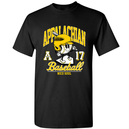 App State - NCAA Baseball : Nico Soul - Fashion Shersey T-Shirt-0