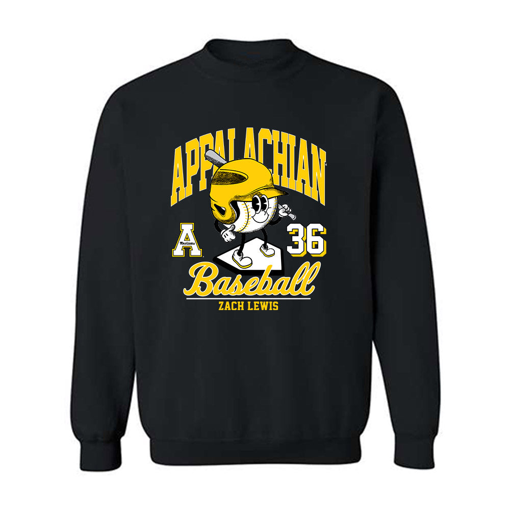 App State - NCAA Baseball : Zach Lewis - Fashion Shersey Crewneck Sweatshirt