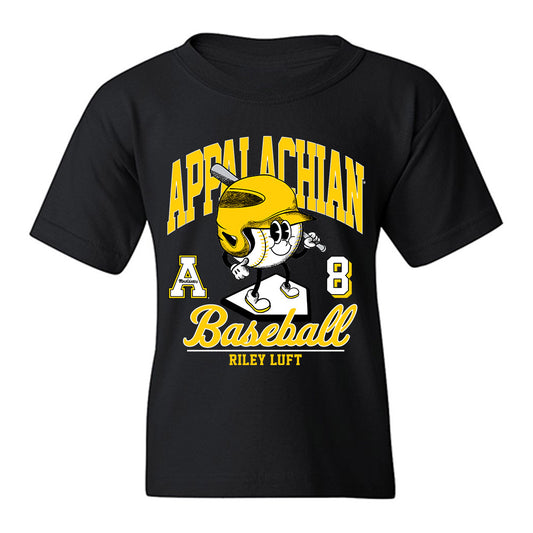App State - NCAA Baseball : Riley Luft - Fashion Shersey Youth T-Shirt-0