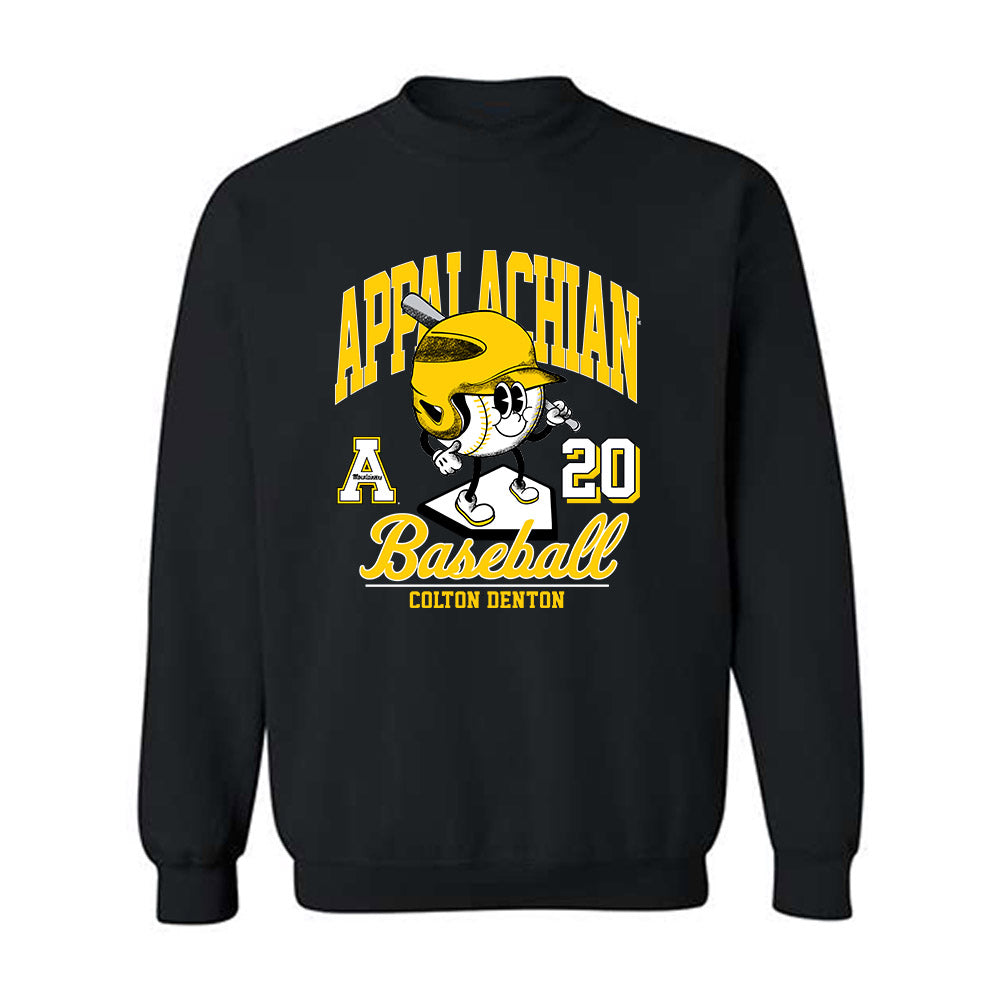 App State - NCAA Baseball : Colton Denton - Fashion Shersey Crewneck Sweatshirt-0